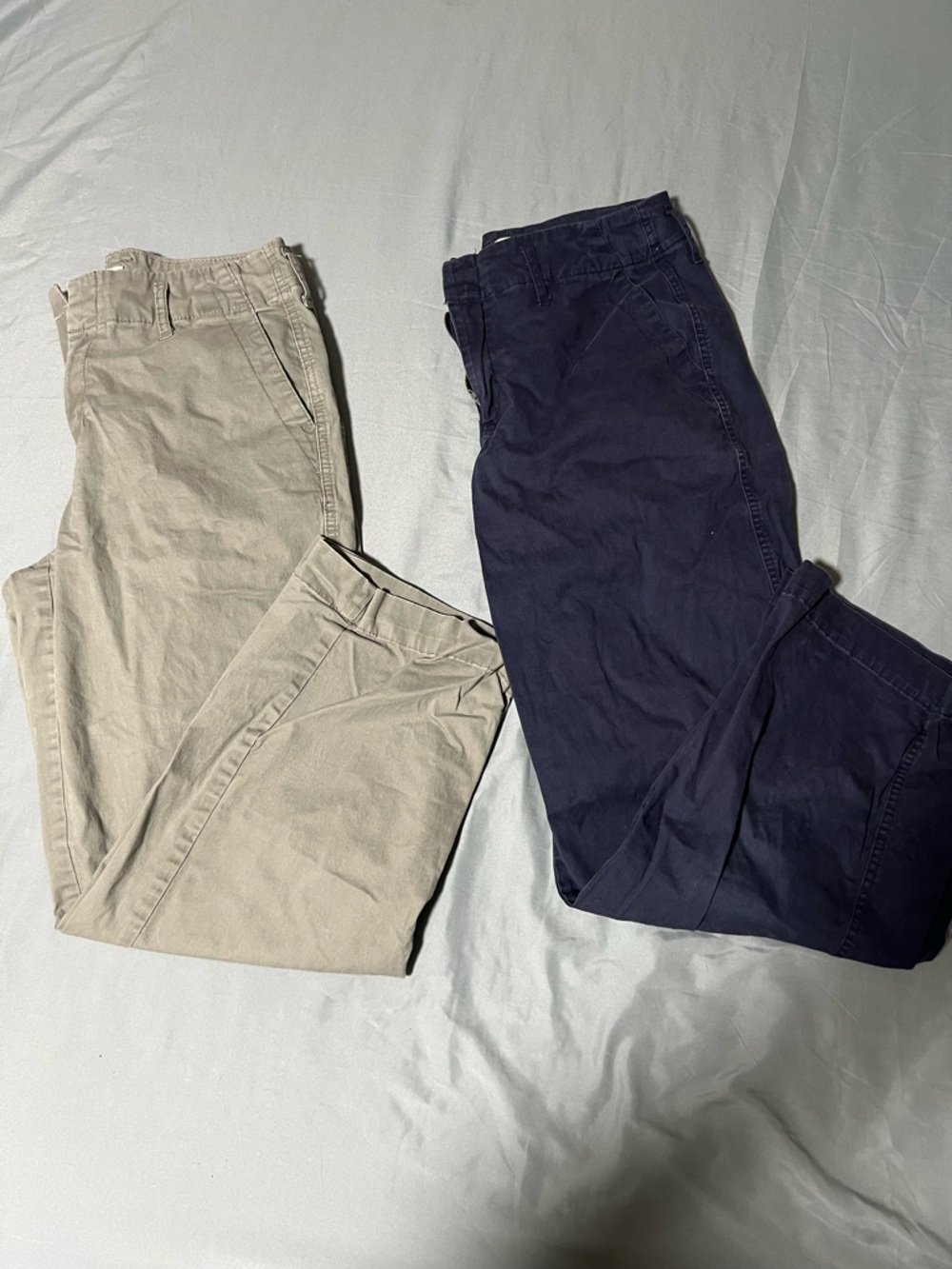 a new day Cropped Ankle Pants in Green and Navy